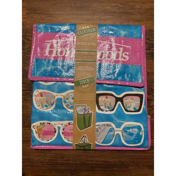 6-Reusable HomeGoods- Insulated Bag Hot or Cold Zippered Handles New with Tag - Picture 4 of 13